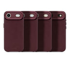 Leather case iPhone Air Dark Ruby