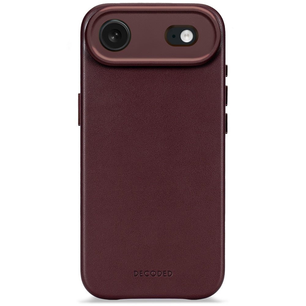 Leather case iPhone Air Dark Ruby