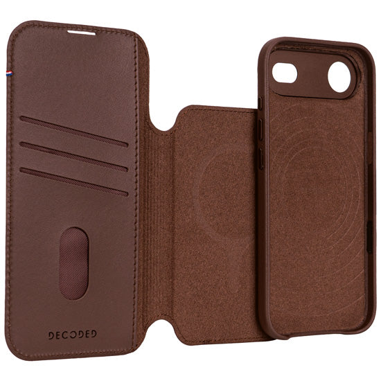 MagSafe detachable folio iPhone Air Chocolate Brown