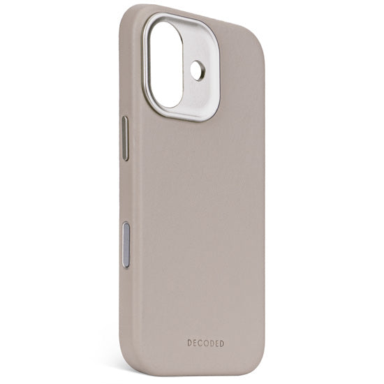Leather case iPhone 17 Solid clay