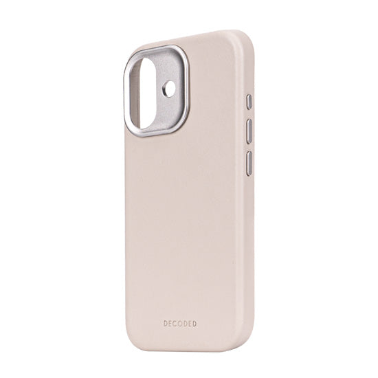 Leather case iPhone 17 Solid clay