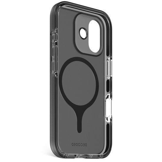 DropTec™ Reinforced Clear Case iPhone 17 Frosted Black