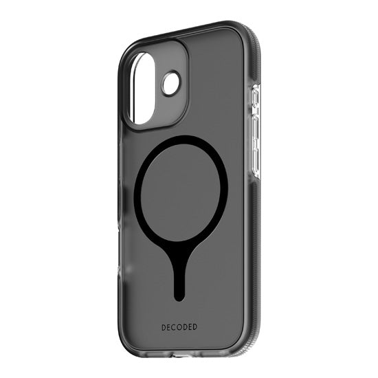 DropTec™ Reinforced Clear Case iPhone 17 Frosted Black