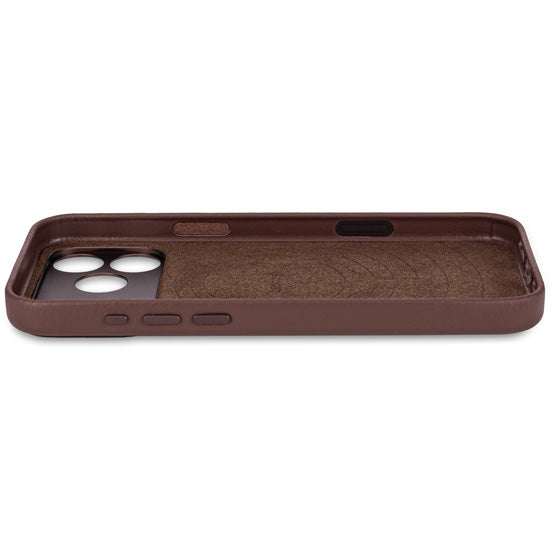 Leather case iPhone 17 Pro Chocolate brown