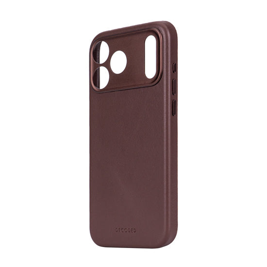 Leather case iPhone 17 Pro Chocolate brown