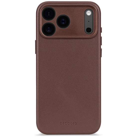 Leather case iPhone 17 Pro Chocolate brown