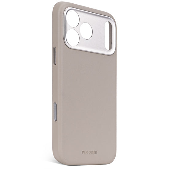 Leather case iPhone 17 Pro Solid clay