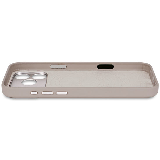 Leather case iPhone 17 Pro Solid clay