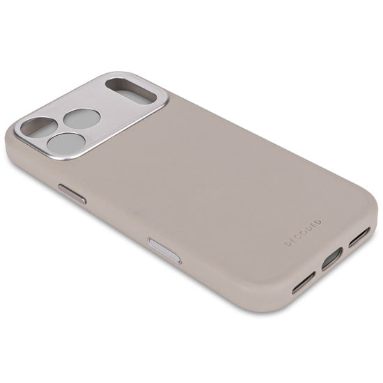 Leather case iPhone 17 Pro Solid clay