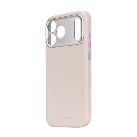 Leather case iPhone 17 Pro Solid clay