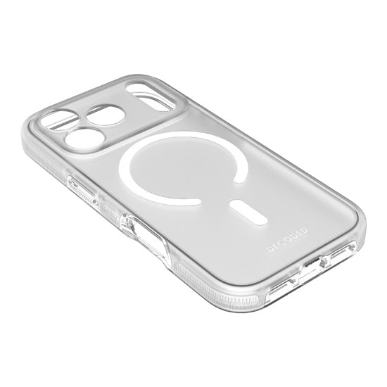 DropTec™ Reinforced Clear Case iPhone 17 Pro Frosted White