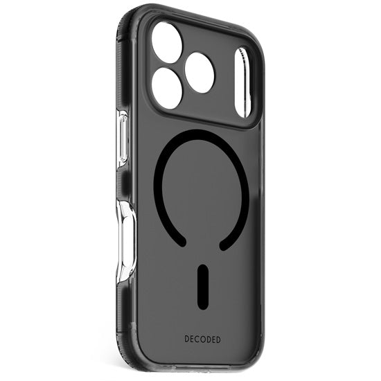 Coque transparente DropTec™ iPhone 17 Pro Frosted Black