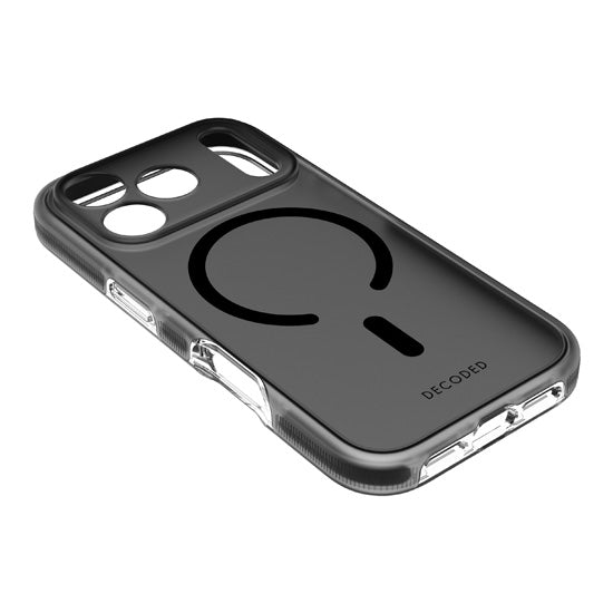Coque transparente DropTec™ iPhone 17 Pro Frosted Black