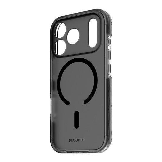 Coque transparente DropTec™ iPhone 17 Pro Frosted Black