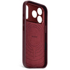 Leather case iPhone 17 Pro Max Dark Ruby