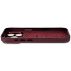 Leather case iPhone 17 Pro Max Dark Ruby