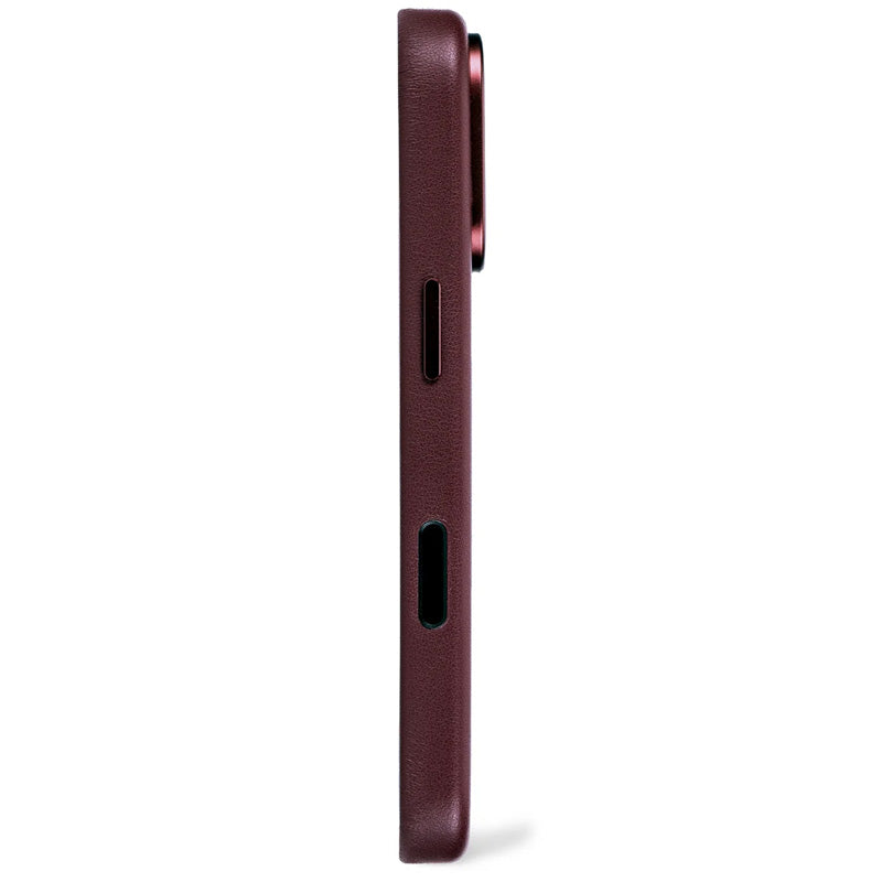 Leather case iPhone 17 Pro Max Dark Ruby