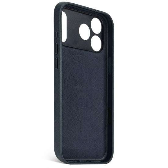 Leather case iPhone 17 Pro Max Navy shadow
