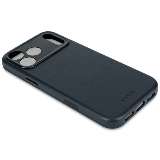 Leather case iPhone 17 Pro Max Navy shadow