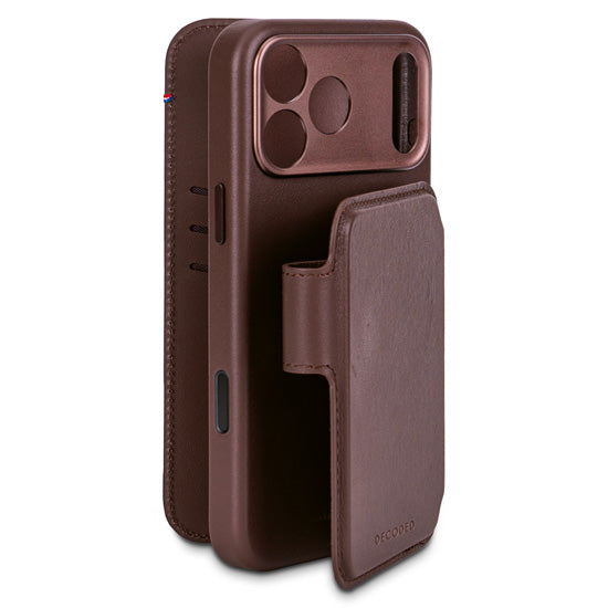 MagSafe detachable folio iPhone 17 Pro Max Chocolate Brown