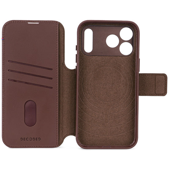 MagSafe detachable folio iPhone 17 Pro Max Chocolate Brown