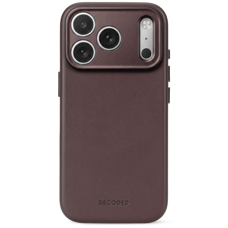 MagSafe Leather case iPhone 18 Pro Chocolat Brown