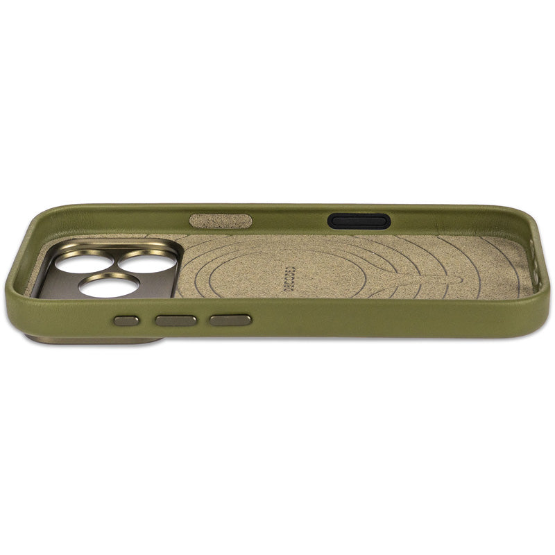 MagSafe Leather case iPhone 18 Pro Moss Green