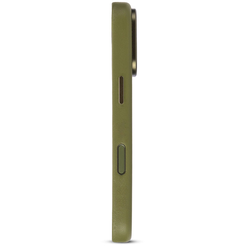 MagSafe Leather case iPhone 18 Pro Moss Green
