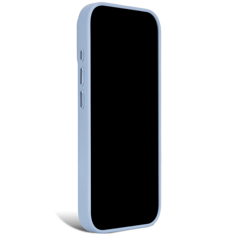 MagSafe Leather case iPhone 18 Pro / 17 Pro Sky Blue Taupe