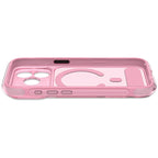 Antimicrobial Hybrid MagSafe Case iPhone 18 Pro Clear Pink
