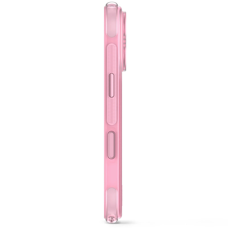 Antimicrobial Hybrid MagSafe Case iPhone 18 Pro Clear Pink