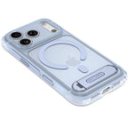 Antimicrobial Hybrid MagSafe Case iPhone 18 Pro Clear Navy