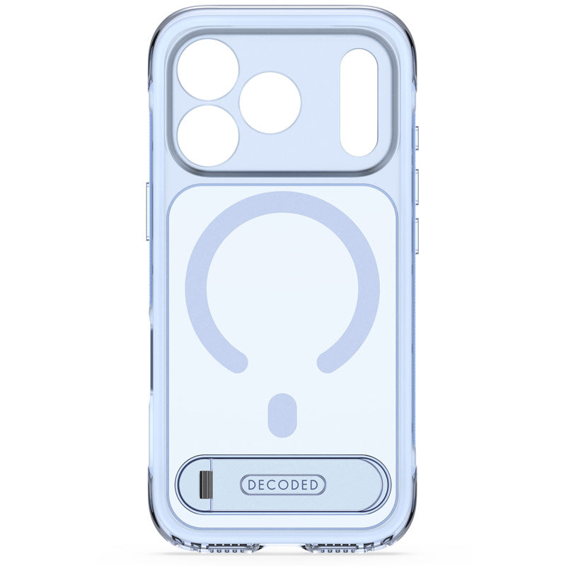 Antimicrobial Hybrid MagSafe Case iPhone 18 Pro Clear Navy