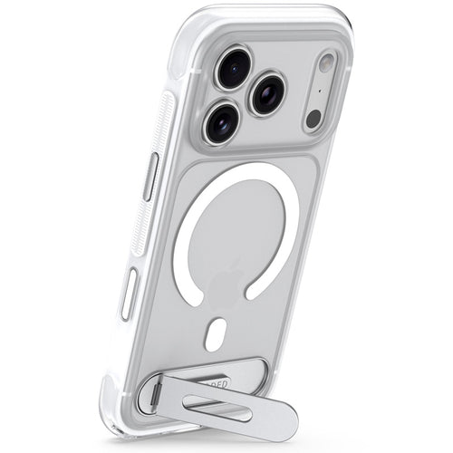 Antimicrobial Hybrid MagSafe Case iPhone 18 Pro / 17 Pro Frosted White