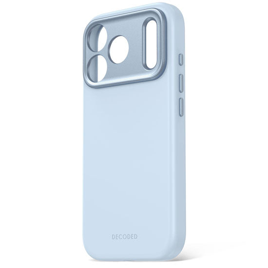Antimicrobial Silicone MagSafe Case iPhone 18 Pro Light Blue