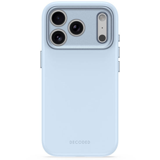 Antimicrobial Silicone MagSafe Case iPhone 18 Pro Light Blue