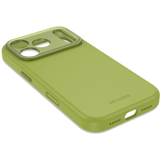 Antimicrobial Silicone MagSafe Case iPhone 18 Pro Moss Green