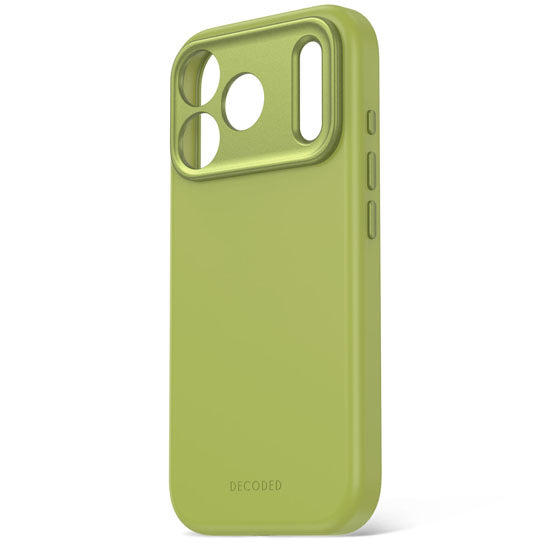 Antimicrobial Silicone MagSafe Case iPhone 18 Pro Moss Green
