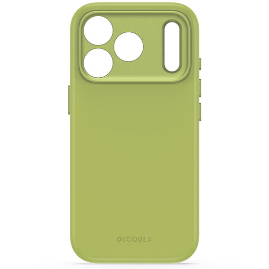 Antimicrobial Silicone MagSafe Case iPhone 18 Pro Moss Green