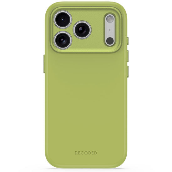 Antimicrobial Silicone MagSafe Case iPhone 18 Pro Moss Green