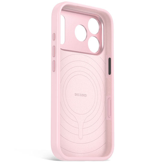 Antimicrobial Silicone MagSafe Case iPhone 18 Pro Pink