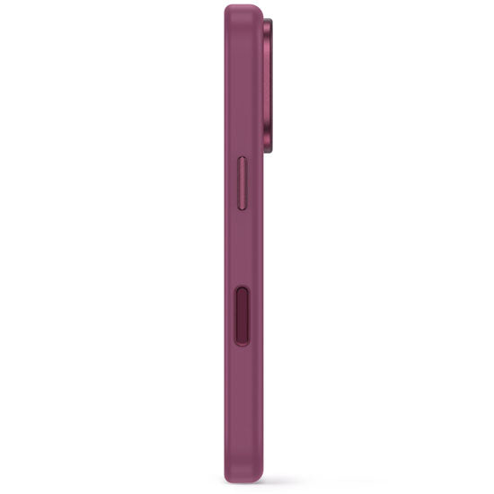 Antimicrobial Silicone MagSafe Case iPhone 18 Pro Plum