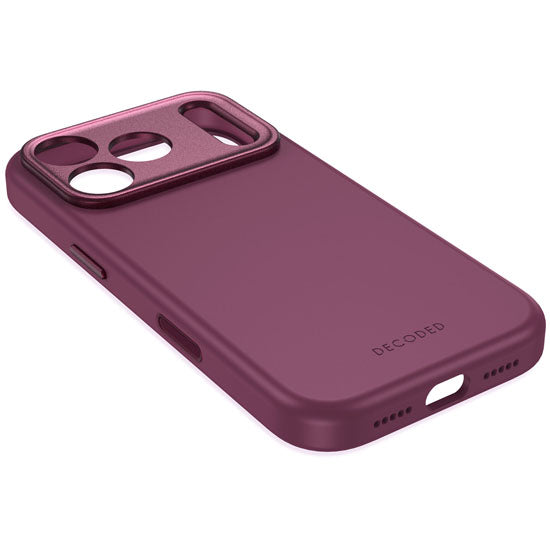 Antimicrobial Silicone MagSafe Case iPhone 18 Pro Plum