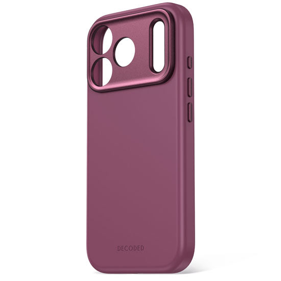 Antimicrobial Silicone MagSafe Case iPhone 18 Pro Plum