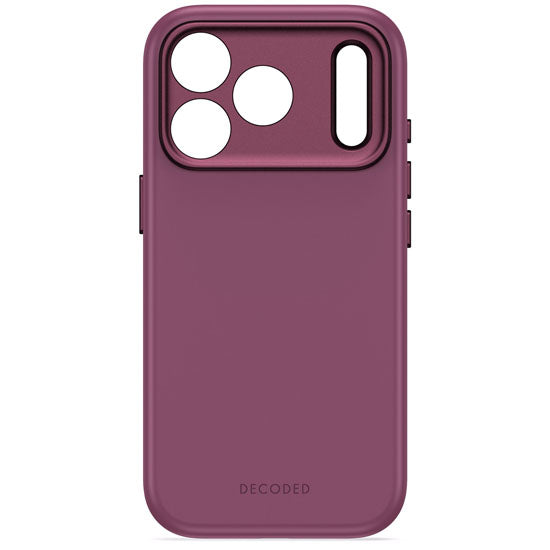 Antimicrobial Silicone MagSafe Case iPhone 18 Pro Plum