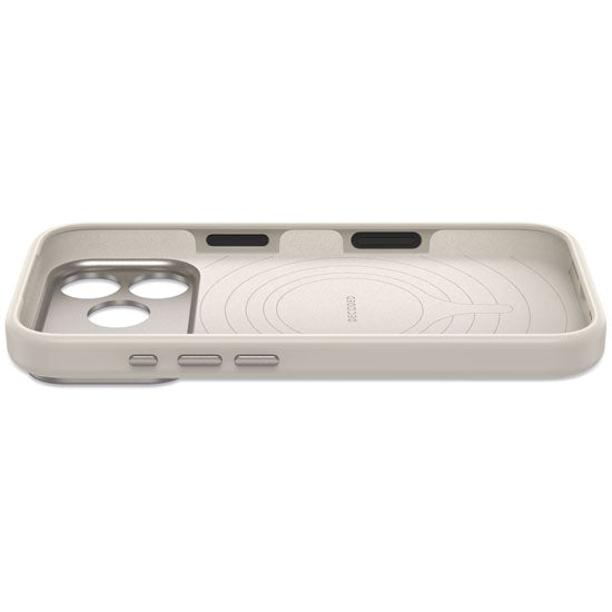 Antimicrobial Silicone MagSafe Case iPhone 18 Pro Pebble Grey