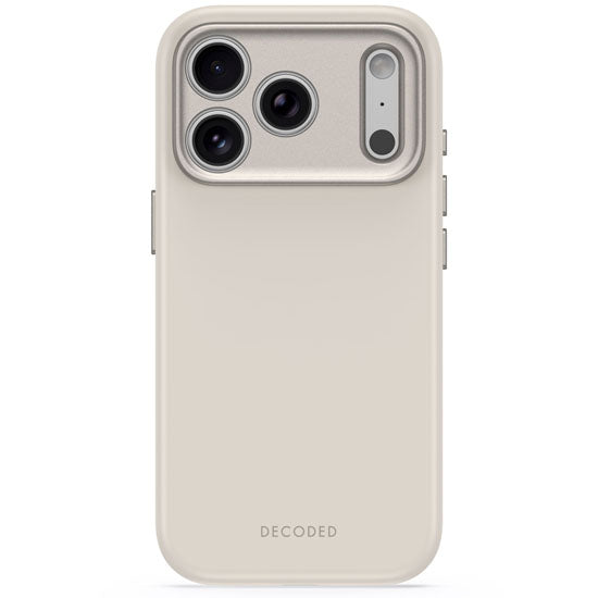 Antimicrobial Silicone MagSafe Case iPhone 18 Pro Pebble Grey