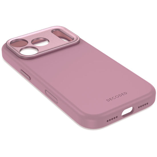 Antimicrobial Silicone MagSafe Case iPhone 18 Pro Rose Quartz