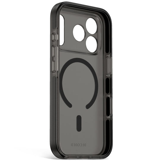 DropTec™ Reinforced Clear Case iPhone 18 Pro Frosted Black