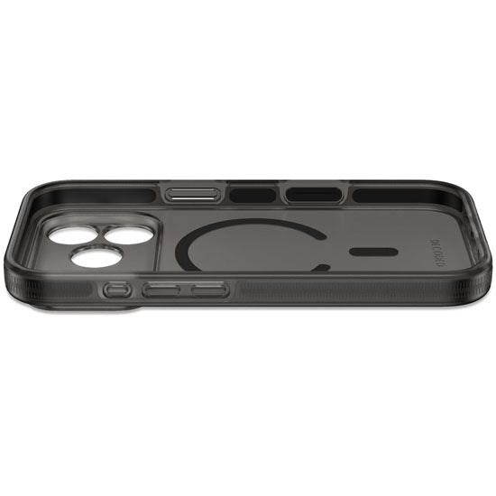 DropTec™ Reinforced Clear Case iPhone 18 Pro Frosted Black